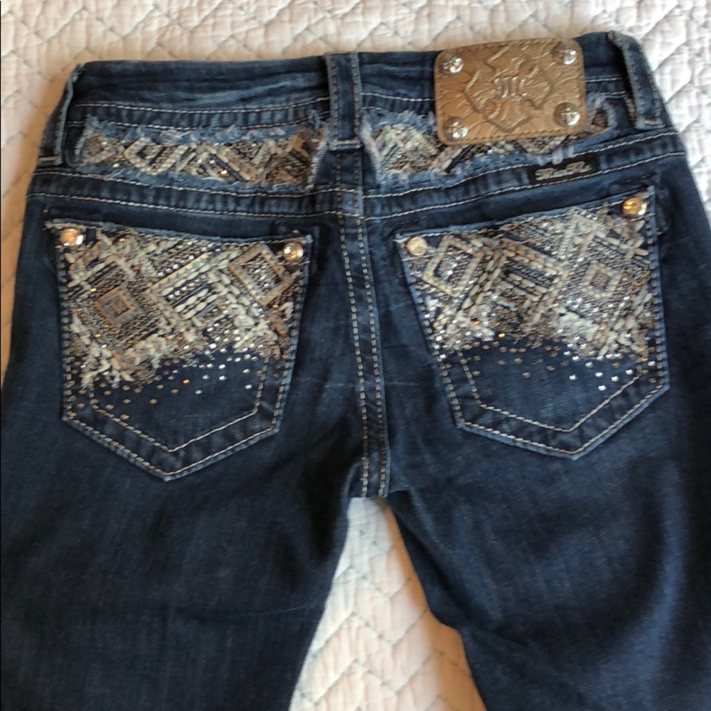 Miss me signature boot blue jeans